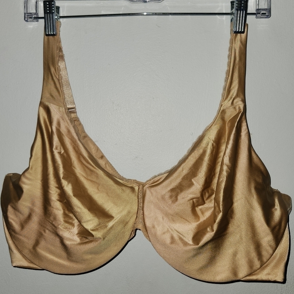Spanx by Sara Blakely Underwire Bra Low Profile Lace Trim Minimizer